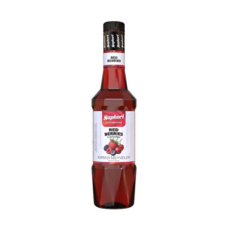 Saphori Kırmızı Meyveler Aromalı Kokteyl Şurubu Kırmızı Meyveler Şurubu 700 ML