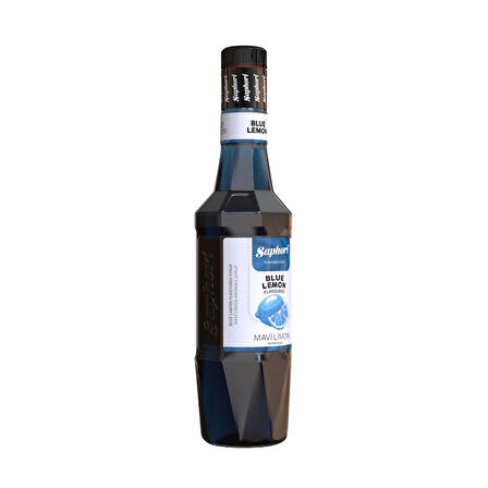 Saphori Mavi Limon Aromalı Kokteyl Şurubu Mavi Limon Şurubu 700 ML