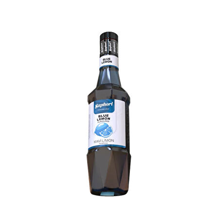 Saphori Mavi Limon Aromalı Kokteyl Şurubu Mavi Limon Şurubu 700 ML