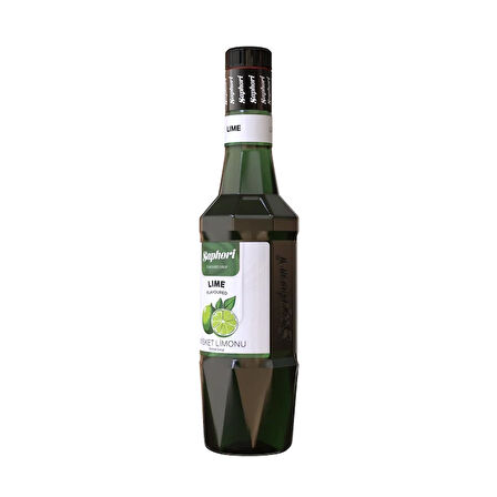 Saphori Misket Limonu (Lime) Aromalı Kokteyl Şurubu Misket Limonu Şurubu 700 ML