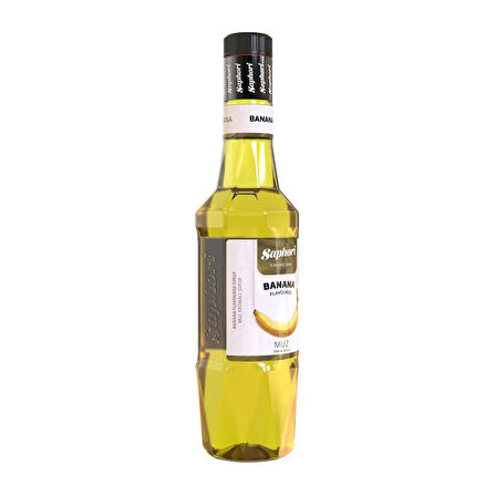 Saphori Muz Aromalı Kokteyl Şurubu Muz Şurubu 700 ML