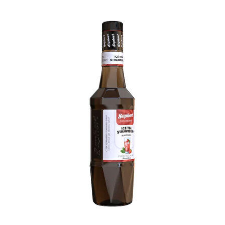 Saphori Ice Tea Çilek Aromalı Kokteyl Şurubu 700 ML
