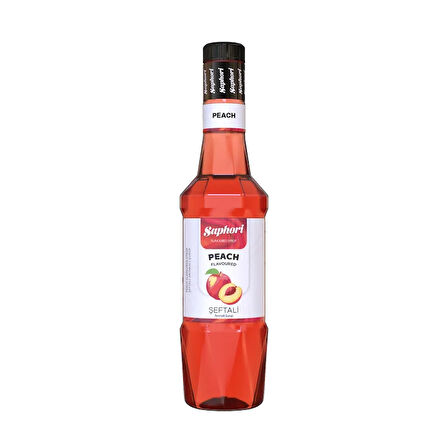 Saphori Şeftali Aromalı Kokteyl Şurubu Şeftali Şurubu 700 ML
