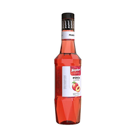 Saphori Şeftali Aromalı Kokteyl Şurubu Şeftali Şurubu 700 ML