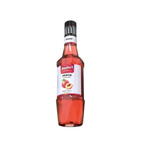 Saphori Şeftali Aromalı Kokteyl Şurubu Şeftali Şurubu 700 ML