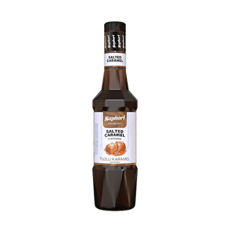 Saphori Tuzlu Karamel Aromalı Kokteyl Şurubu Tuzlu Karamel Şurubu 700 ML