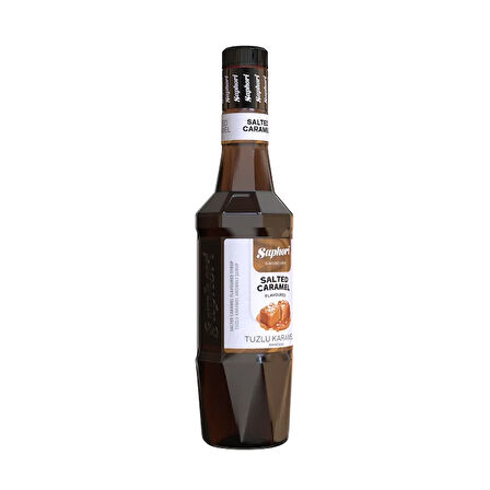 Saphori Tuzlu Karamel Aromalı Kokteyl Şurubu Tuzlu Karamel Şurubu 700 ML