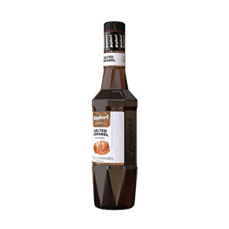 Saphori Tuzlu Karamel Aromalı Kokteyl Şurubu Tuzlu Karamel Şurubu 700 ML
