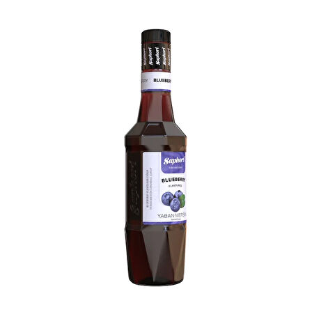 Saphori Yaban Mersini Aromalı Kokteyl Şurubu Yaban Mersini Şurubu 700 ML
