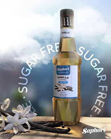 Saphori Şekersiz Vanilya Aromalı Kokteyl Şurubu Şekersiz Vanilya Şurubu 700 ML