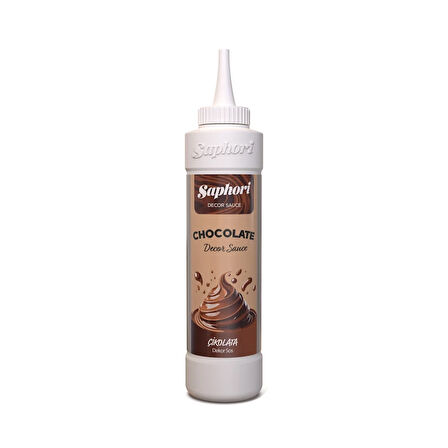 Saphori Çikolata Aromalı Dekor Sos Çikolata Aromalı Pasta Sosu 750 Gr