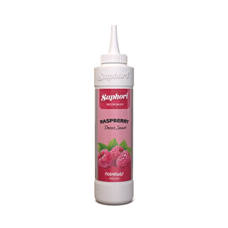 Saphori Frambuaz Aromalı Dekor Sos Frambuaz Aromalı Pasta Sosu 750 Gr