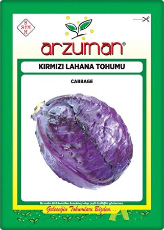 Kırmızı Lahana Tohumu (Kara Lahana) 10 Gr
