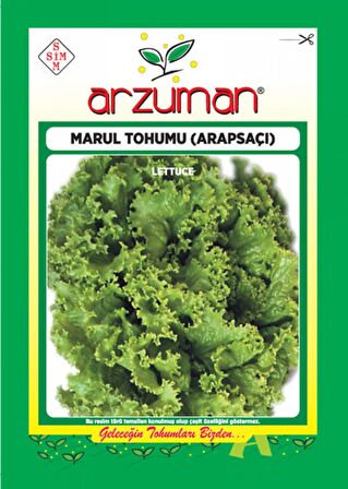 Marul Tohumu - Arapsaçı Kıvırcık Marul (10 gr)