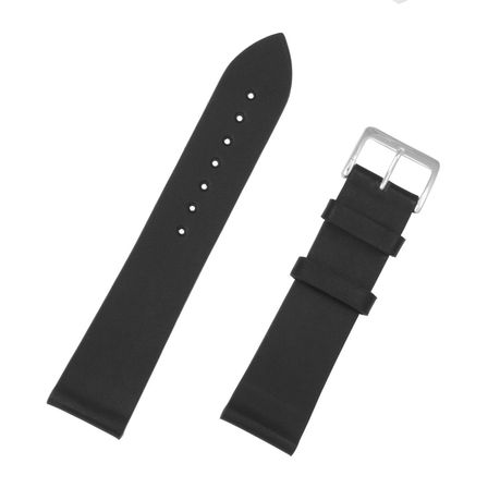18mm Siyah Hakiki Deri Saat Kordonu Kayış