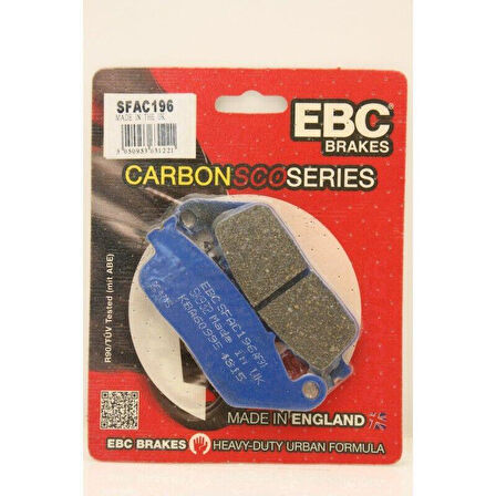 Ebc Sfac196 2006-2009 Honda FJS 400 Silverwing Uyumlu Arka Fren Balatası Karbon Balata