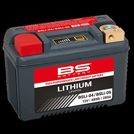 Bs Bsli-04/06 2006-2013 Honda NT 700 V Deauville ABS Uyumlu Akü Lityum Akü