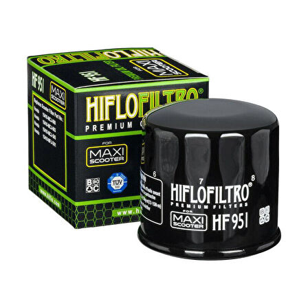 Hiflo Hf951 2022-2023 Honda ADV350 Uyumlu Yağ Filtresi