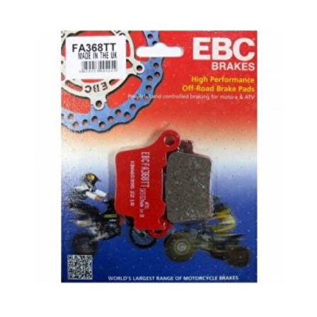 Ebc Fa368Tt 2005-2013 Husqvarna CR 125 Uyumlu Arka Fren Balatası Karbon Balata
