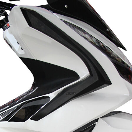 GP Kompozit 2021-2024 Honda PCX 125 / 150 Uyumlu Üst Bacak Koruma Siyah