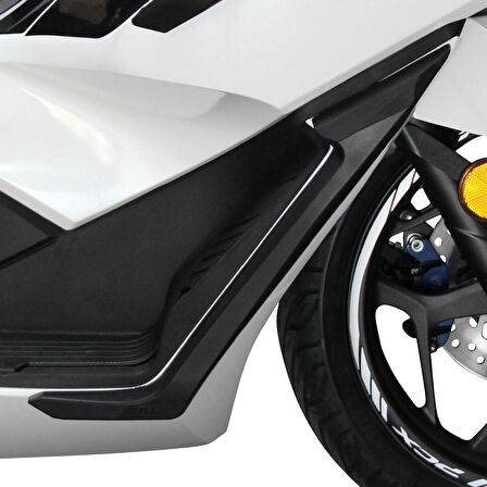 GP Kompozit 2021-2024 Honda PCX 125 / 150 Uyumlu Alt Bacak Koruma Siyah