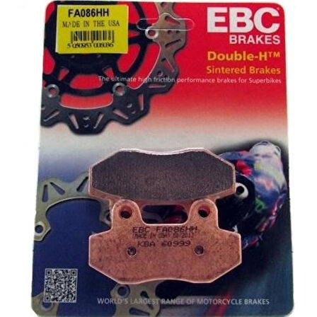 Ebc Fa086Hh 2005-2012 Hyosung GT 250 Naked Uyumlu Arka Fren Balatası Sinterli Balata