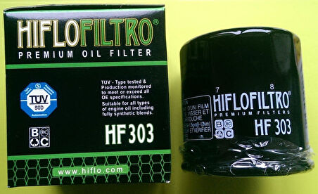 Hiflo Hf303 2007-2009 Kawasaki EN 500 Uyumlu Yağ Filtresi