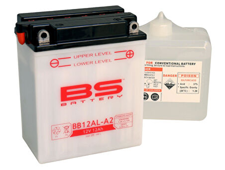 Bs Bb12al-A2 (Dry) 1996-2009 Kawasaki EN 500 Uyumlu Akü