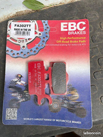 Ebc Fa302Tt 2000-2023 Kawasaki KX 65 Uyumlu Ön Fren Balatası Karbon Balata