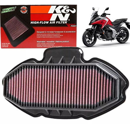 K&N HA-7012 2012-2013 Honda NC 700 S Uyumlu Hava Filtresi