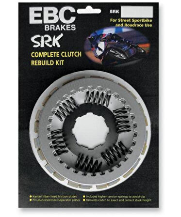 Ebc Srk053 1986-1994 Kawasaki VN 750 Vulcan Uyumlu Debriyaj Seti (Balata Yay Sac Set)