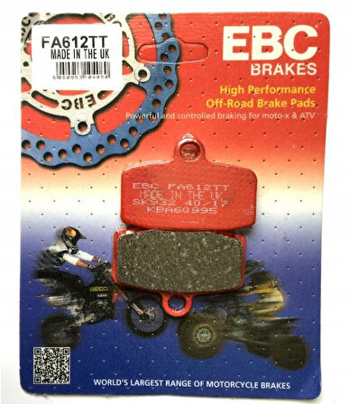 Ebc Fa612Tt 2012-2020 KTM 85 SX Uyumlu Ön Fren Balatası Karbon Balata