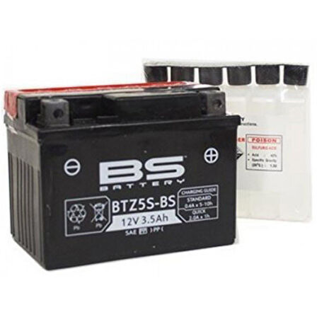 Bs Btx4l-bs+/Btz5s-bs 2012-2016 KTM 250 EXC-F Six Days Uyumlu Akü Sulu Akü