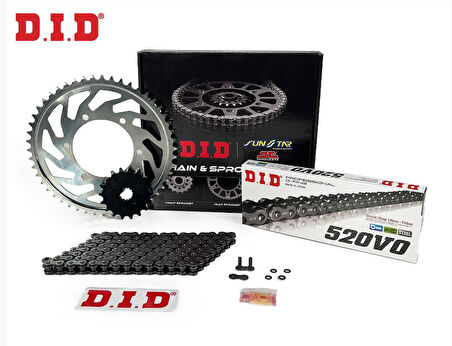 Did-Jt 2012-2022 KTM 690 SMC R Uyumlu Zincir Dişli Set Oring Zincir Çelik Renk