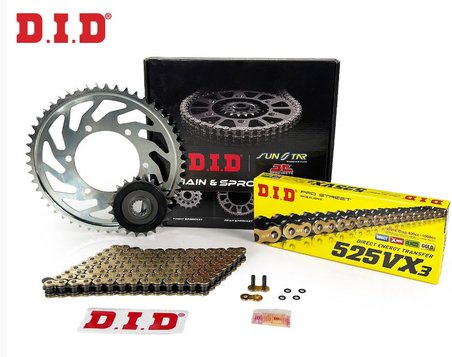 Did-Jt 2017-2022 KTM 1290 Super Adventure T Uyumlu Zincir Dişli Set Gold (Sarı) Renk