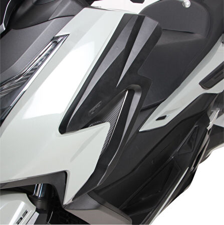 GP Kompozit 2021-2022 Honda Forza 250 Uyumlu Bacak Koruma Siyah