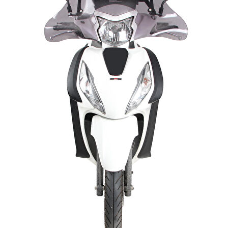 GP Kompozit 2021-2025 Honda Dio Uyumlu Bacak Koruma Siyah