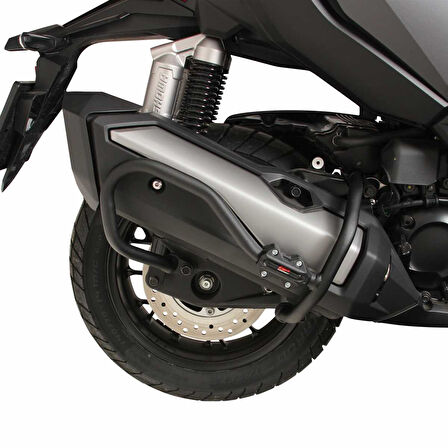 GP Kompozit 2023-2024 Honda ADV 350 Uyumlu Egzoz Koruma Demiri Siyah