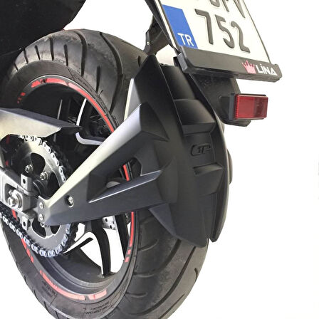 GP Kompozit 2017-2024 Bajaj Dominar 250 / 400 Uyumlu Arka Çamur Sıyırıcı Siyah