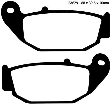Ebc Fa629 2023-2024 CFmoto 450SR Uyumlu Arka Fren Balatası Organik Balata