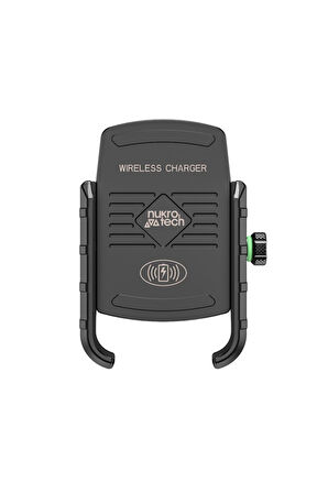 Nukrotech SF Wireless Şarjlı Motosiklet Telefon Tutucu
