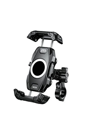 Nukrotech M28 Titreşim Modüllü Motosiklet Telefon Tutucu