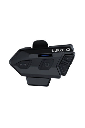 Nukrotech Nukro X2 Bluetooth Motosiklet İnterkom Seti - DSP Gürültü Azaltma Fonksiyonlu