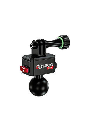 Nukrotech 360 Aksiyon Kamera Adaptörü Tak Çıkar Başlıklı Uyumlu