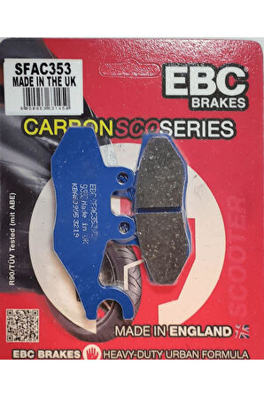 Ebc Sfac353 2000-2004 Piaggio Skipper 150 Uyumlu Ön Fren Balatası (Heng Tong Caliper)