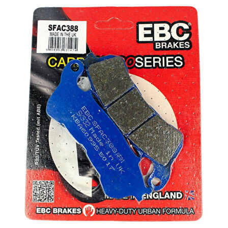 Ebc Sfac388 2007-2013 Suzuki Burgman UH 150 Uyumlu Ön Fren Balatası Karbon Balata