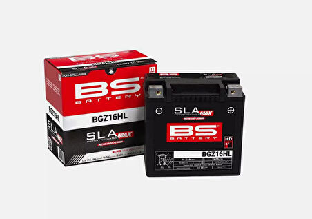 Bs BGZ16HL Sla Max 2008-2010 Harley-Davidson Sportster XR1200 Uyumlu Akü