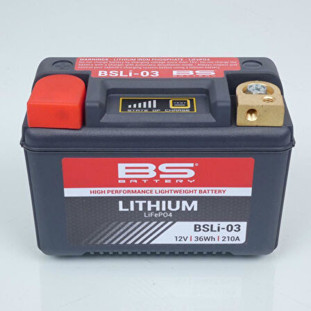 Bs Bsli-03 1999-2024 Suzuki Burgman AN 400 Uyumlu Akü Lityum Akü