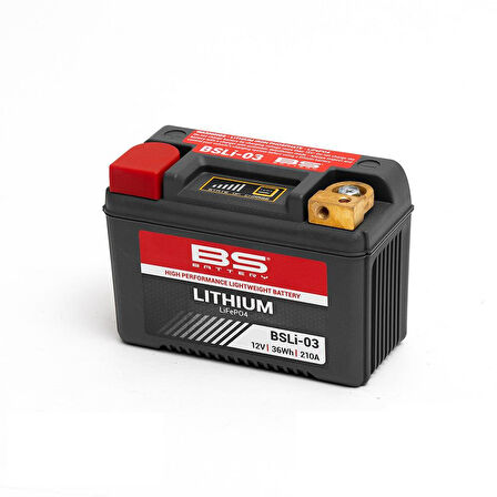 Bs Bsli-03 1999-2024 Suzuki Burgman AN 400 Uyumlu Akü Lityum Akü
