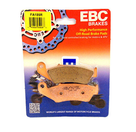 Ebc Fa185R 2000-2024 Suzuki DRZ400 S Uyumlu Ön Fren Balatası Sinterli Balata